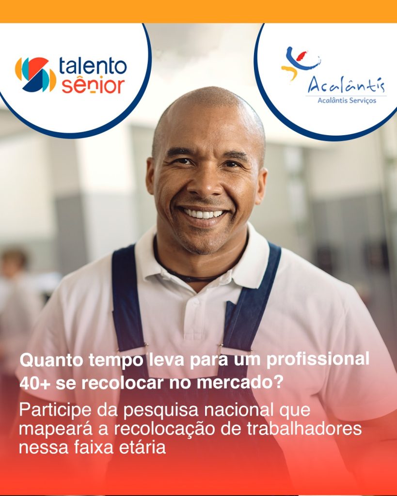 Pesquisa recolocação 40+