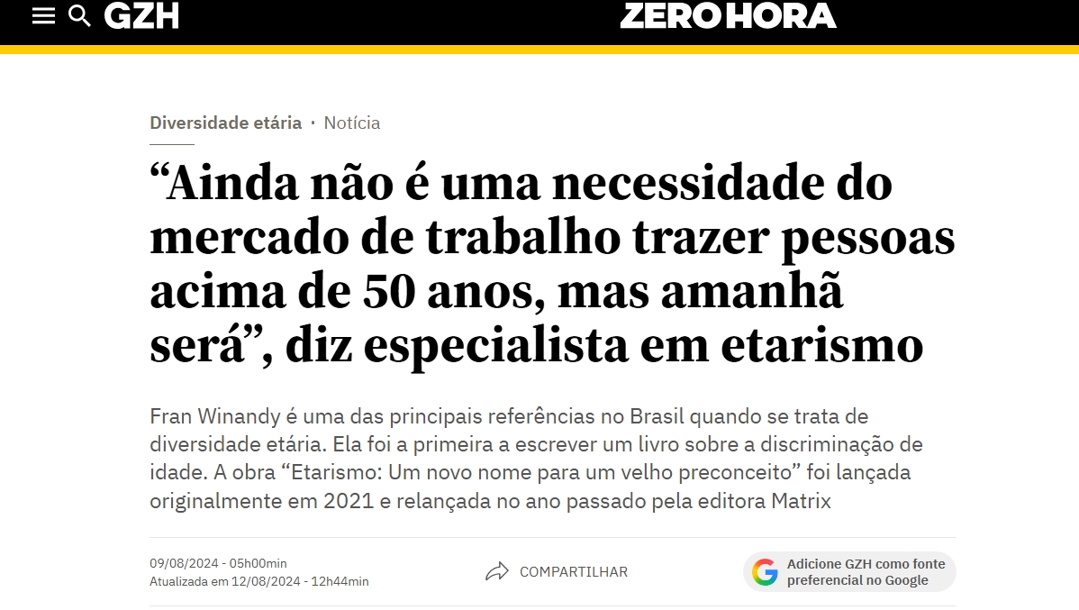 Entrevista Fantástico Fran Winandy